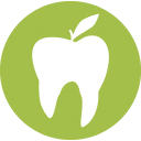 Icono molar verde